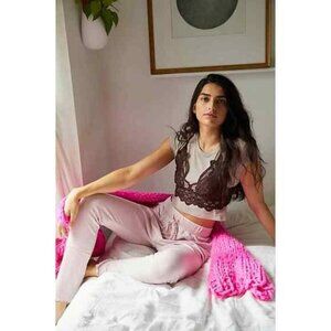 Intimately Free People Cozy All Day Harem Joggers Leggings XS Pink NWT